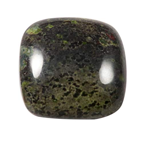 Jaspe de sang de dragon en cabochon coussin 46,6 carats, cadeau idéal pour créateur