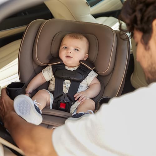 Maxi-Cosi Andi 360 Rotating All-in-One Baby Convertible Car Seat, Rear-Facing, Forward Facing Car Seat, Infant Toddler Booster, Easy Rotation, Tension System, Harness Adjust, Escargot - image 9