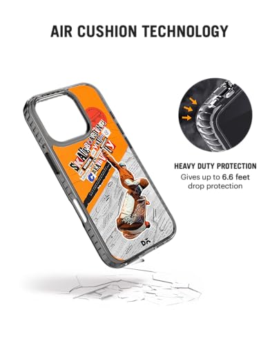 Image of DailyObjects Skater Subculture Stride 2.0 Magnetic Case Cover Compatible with iPhone 16 Pro Max | Wireless Charging Slim Back Cover | 2 Layer Edge Protection & Shockproof