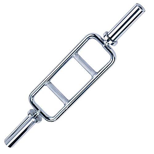 Body-Solid OB34 34 in. Olympic Triceps Weight Bar for Weight Training, Chrome