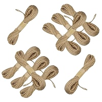 HSTECH 12 Rolls Colorful Jute String - 2mm Thick, 25 Meters Each, For Crafts, Gift Wrapping, Plant Hangers - View #4