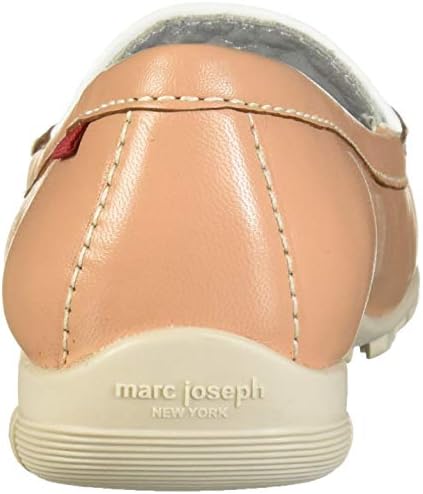 Marc Joseph New York Women's Womens Genuine Leather Made in Brazil Wall Street Golf Shoe Athletic Shoe, café cream nappa/White, 11 M US | Image 2