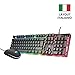 Trust Gaming GXT 838 Azor Tastiera e Mouse Gaming, Nero