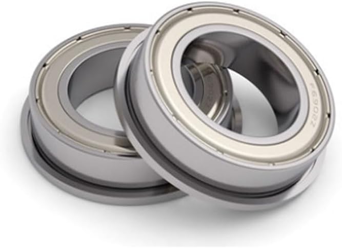 3pcs 8mm*19mm*6mm Miniature flange Rib bearings High precision speed low noise wear resistance Bearing steel|Washers| -