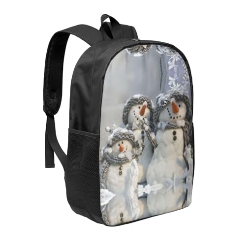 Sac à dos ordinateur portable léger et décontracté Noir Noël - 2