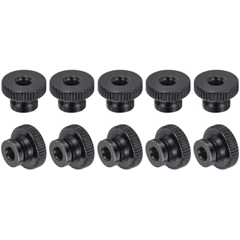 sourcing map Knurled Thumb Nuts Set Cover