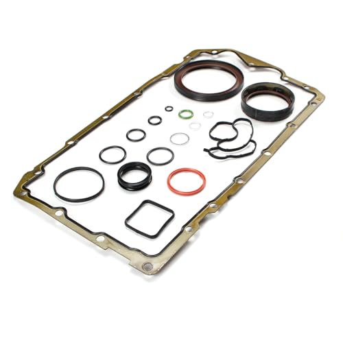 Image of AUCERAMIC Engine Oil Pan Gasket Set Fit for BMW 2005-2015 X1 X3 Z4 2001-2015 120i 118i 318i 318ti 318ci 320i 320si 520i E46 E88 2.0L L4 N43 N46 OE#11117511529 11137511224