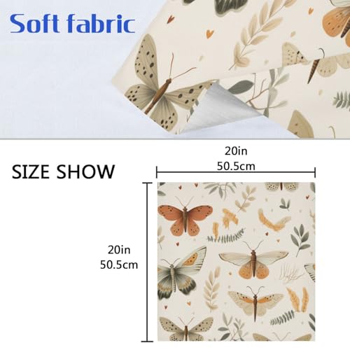 Servilletas de Tela Mariposa Set de 6 20x20 pulgadas miniatura 6