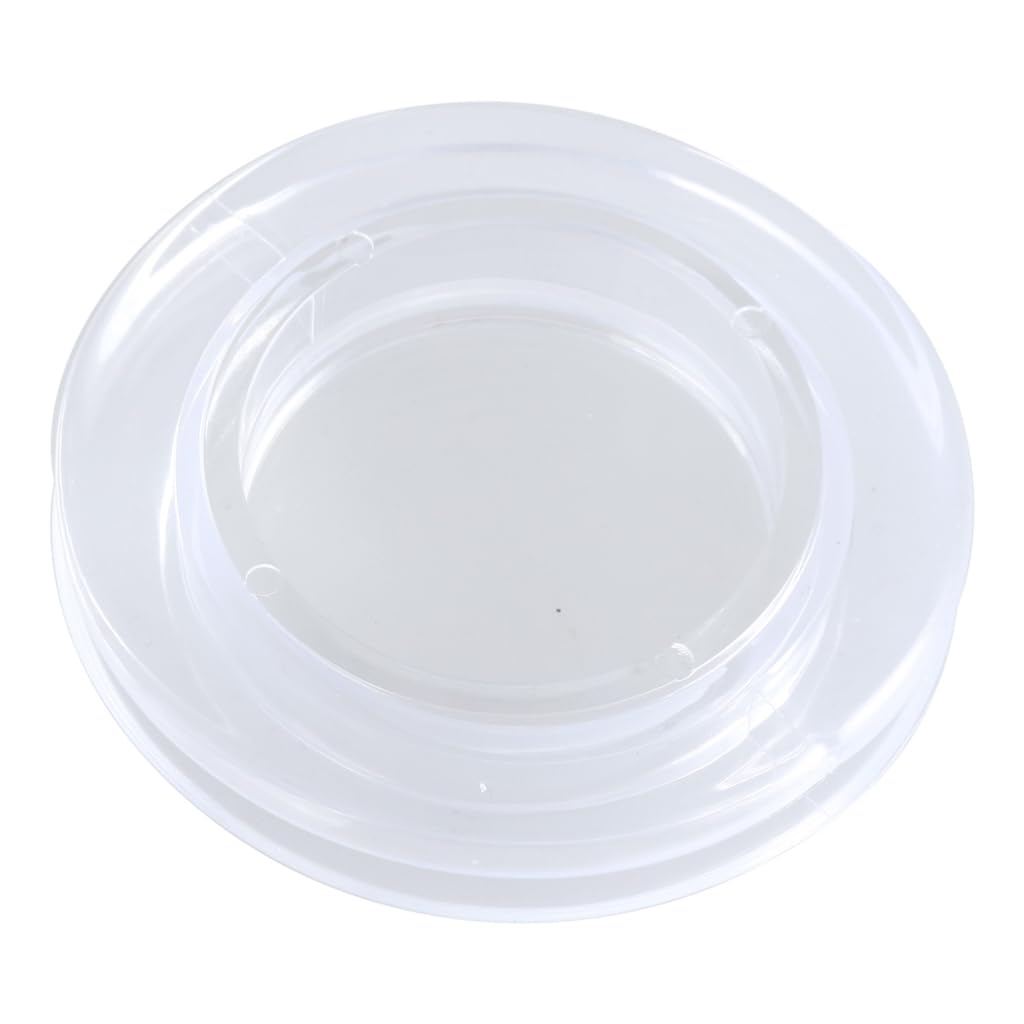 Queenyard Light Umbrella Hole Ring,Standard Size Silicone Umbrella Hole Ring Plug And Set For Glass Outdoors Patio Table Deck Yard, 2 Inch (Clear)