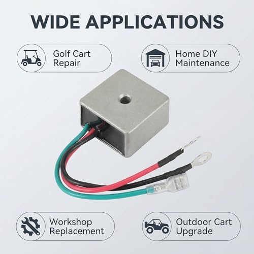 Image of Voltage Regulator Rectifier 27739-G01 for E-Z-GO TXT RXV Gas Golf Cart, Club Car & Columbia, Replaces 27739G01 435-203 1027112-01