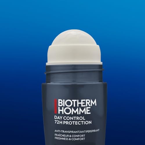 Biotherm Homme, Day Control, Déodorant 72H pour Homme, Pour Tous Types de Peau Même Sensibles, Contient du Sel d'Aluminium & de la Perlite, Protège des Odeurs & de la Transpiration, 150 ml