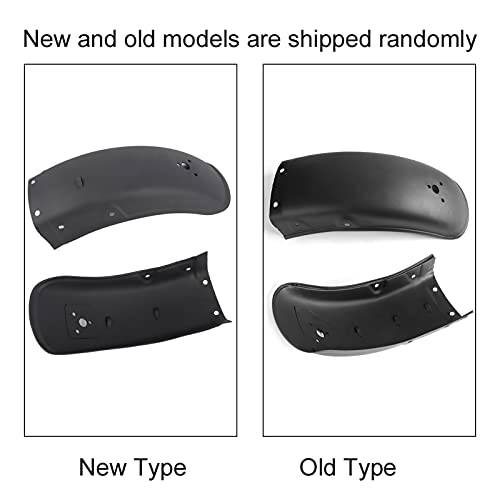 Image of Motorcycle Rear Tire Mud Flap, Metal Wheel Mudguard Rear Guard Fit for VN800 All Models Heavy Duty Steel Construction Splash Protection for Street Cruiser Use