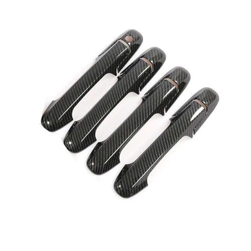 Cubierta manija puerta exterior coche para Accord Sedan 2003-2007 protector de carbono