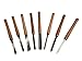 8-Piece Hand Lathe Wood Chisels (10