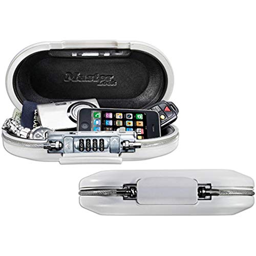 Coffre-fort portable Master Lock 5900EURDWHT blanc à combinaison