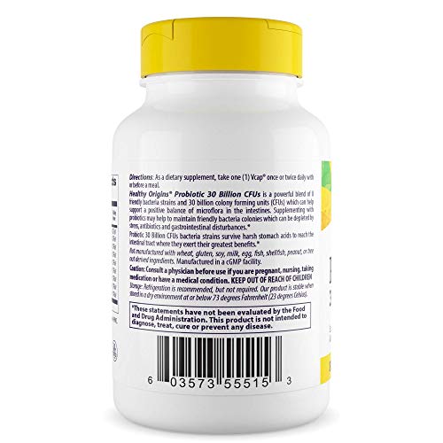 Probiotic Probiótico 30bi (60 VCaps) Healthy Origins