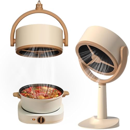 Mini hotte de cuisine portable de bureau avec filtre amovible et forte aspiration pour intérieur