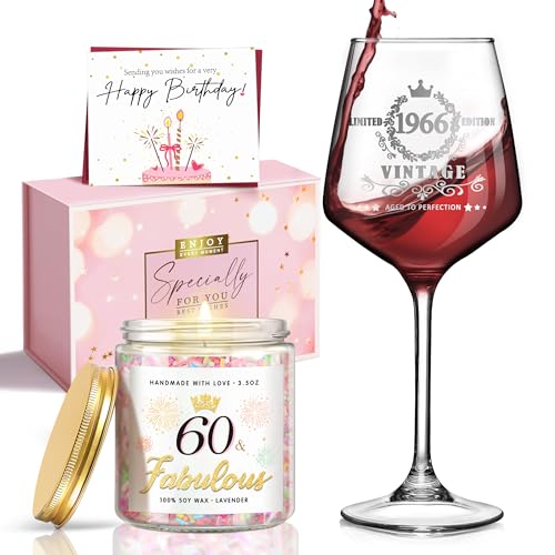 LUCOTIYA 60th Birthday Gifts for Her - Funny 60th Bday...