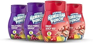 Hawaiian Punch, Variety Pack, Liquid Water Enhancer – New, Better Taste! (4 Bottles, Makes 96 Flavored Water Drinks) – Sugar Free, Zero Calorie