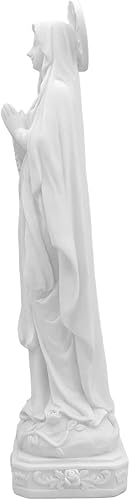Miniatura 4 de PlentifulHome Figura decorativa de María, estatua católica de la Santísima Madre María y estilo italiano, regalos religiosos para mujeres, 10.98