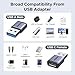 UGREEN USB to USB C Adapter & USB C to USB Adapter Combo 4-Pack, 10Gbps Type C USBC Adapter Compatible with MacBook, iPhone 17/16/15, iPad, Samsung Galaxy, Apple Watch