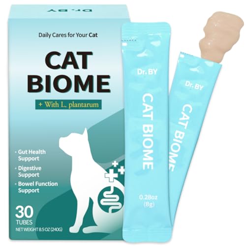 Dr.by CAT BIOME Cat Probiotics - Digestive & Gut Support for Cats...