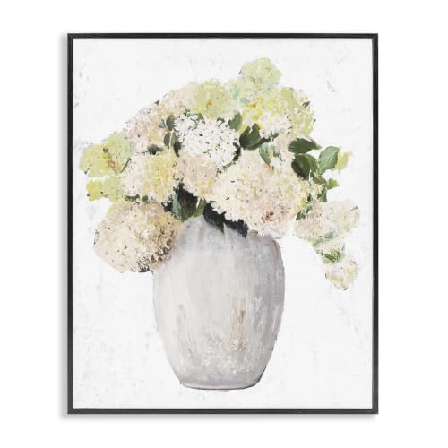 'Mixed Flower Bouquet Tall Vase Floral'| Framed Giclee Art