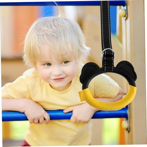 Anillas para gimnasia resistentes con correas para entrenamiento en casa miniatura 4