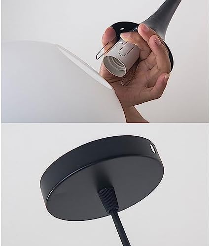 Adjustable Circular White Glass Kitchen Island Light with E27 Base - Stylish Chandelier for Bedroom, Corridor, Entrance, Modern Home Decor