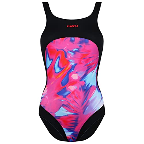 MARU Jango Pacer Double Back Sleeveless Black/Pink Womens Swimsuit FS6580