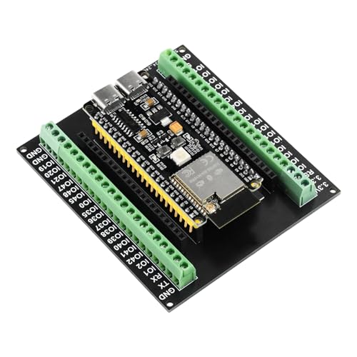 【Supporto dual-mode Wi-Fi e Bluetooth】per ESP32-S3 supporta Wi-Fi 802.11 b/g/n e Bluetooth 5.0. Il suo sottosistema Bluetooth Low Energy supporta Bluetooth 5 (LE) e Bluetooth Mesh. Dotato di un coprocessore a bassa potenza e di una modalità ad alta potenza fino a 20 dBm, può soddisfare le esigenze di una vasta gamma di scenari applicativi.