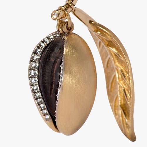 Annoushka, Mythology Almond Charm Pendant, 18ct Yellow Gold, Diamond — view 4