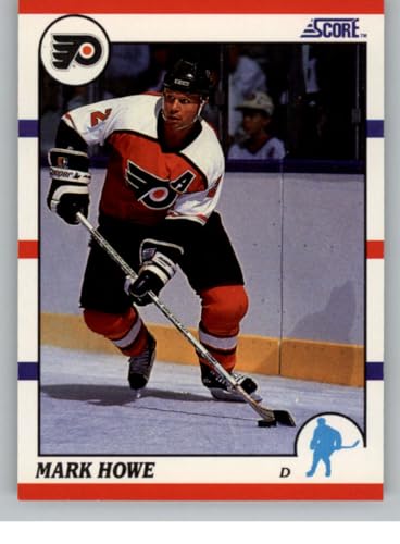 1990-91 Score Hottest/Rising Stars #92 Mark Howe Philadelphia Flyers Official Hockey Card in Raw (NM or Better) Condition