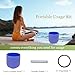 432HZ 7 Inchs Frosted Crystal Singing Bowl Set for Meditation Healing Yoga Chakra Quartz Crystal Sound Bowls with Heavy Duty Carry Case and Rubber Mallet,Suede Striker,O-rings