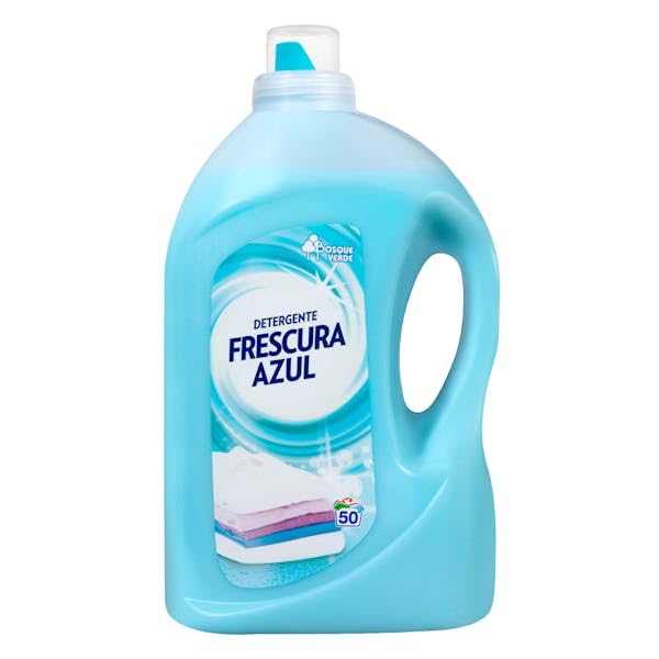 Detergente líquido azul fresco – 50 lavados – Botella de 3 l – Pack de 3
