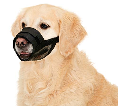KarlieFlamingo Comfort Muzzle Nylon for Dogs, 18-24 x 18-46 cm
