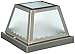 Trans Globe Lighting 4901 BN Outdoor Samantha 5" Flushmount Lantern, Brushed Nickel