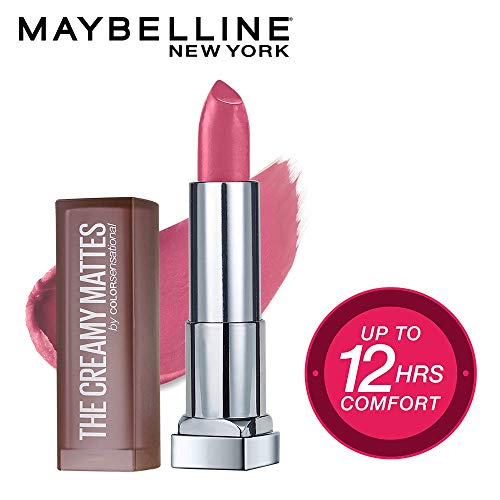 Image of Maybelline New York Color Sensational Creamy Matte Lipstick, 665 Lust Blush, 3.9g