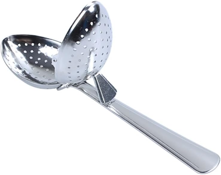 Tea Strainer Fine Mesh Sieve,2PCS Stainless Steel Tea Infuser Strainer Spoon Loose Filter