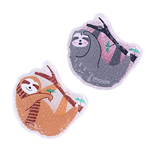 Image of Hilph® Kids Ice Pack for Boo Boos Reusable Ice Pack for Kids Injuries, Large Baby Ice Pack Toddler Ice Pack for Injuries, Breastfeeding, Wisdom Teeth, Bumps & Bruises -4.7" X 4.7" C-2 Sloths
