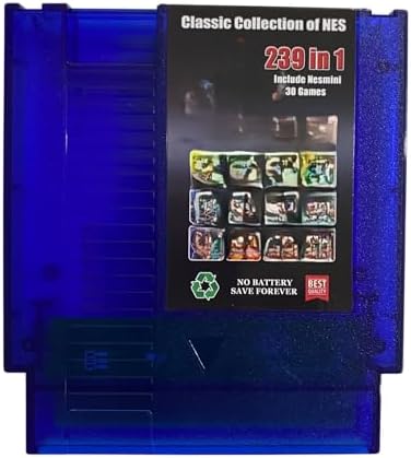 Super Cartridge 239 in 1 Multi Game Cartridge for NES 8bit Video ...