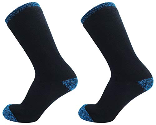 Brushed Thermal Socks, 2 Pairs Mens Premium Warm Winter Thick Heavy Duty Cushioned Crew Sock2