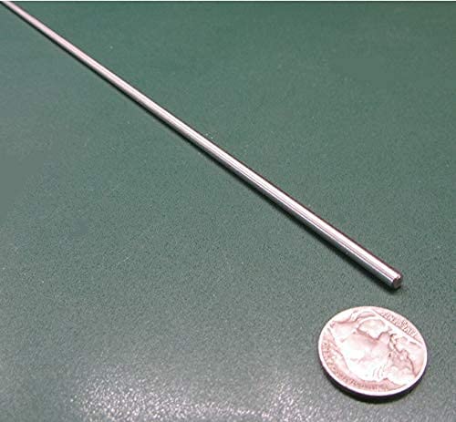 316 Stainless Steel Hardened Shaft 4mm Diameter x 800mm Long 1 pc