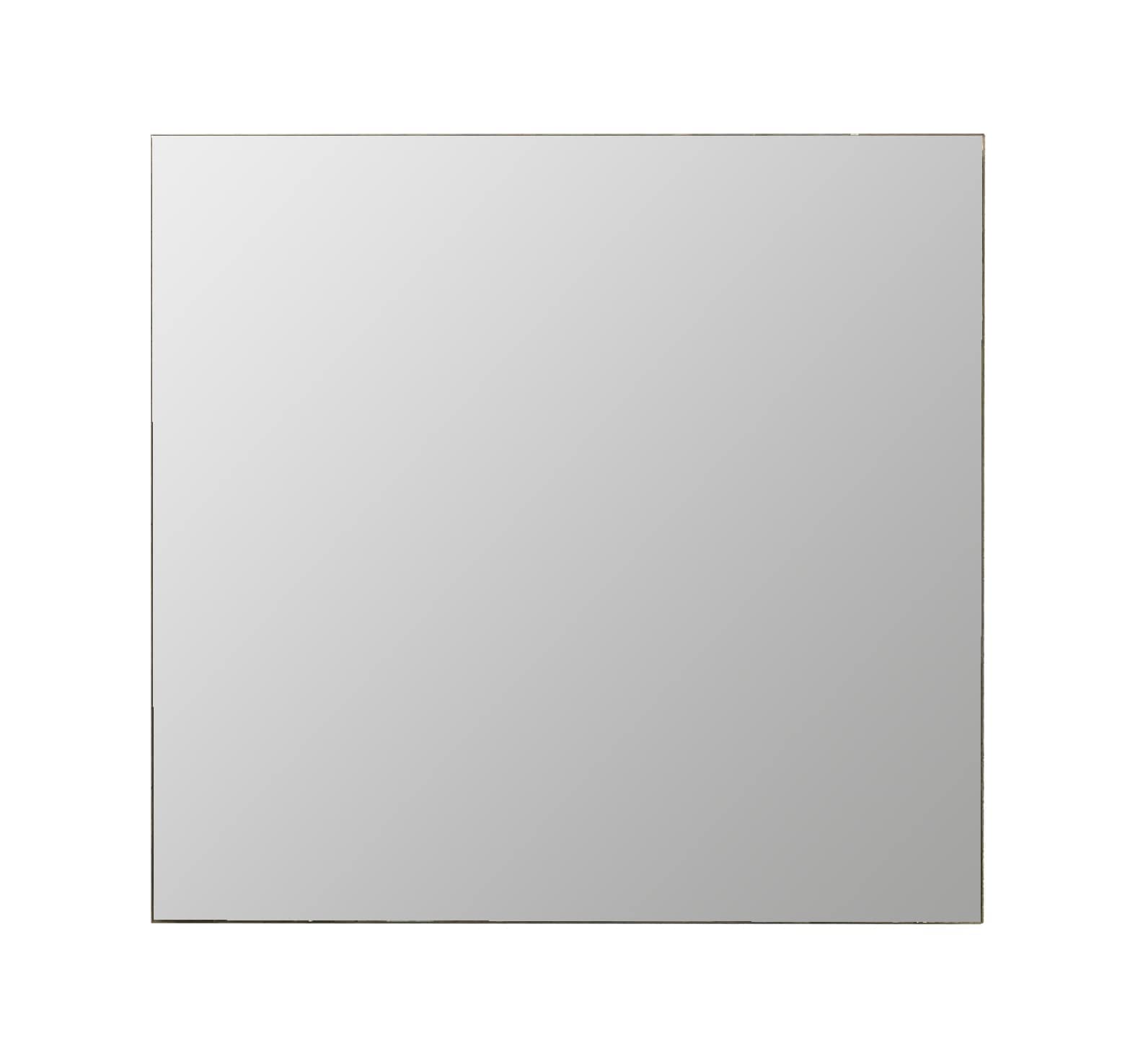 Espejo Baño Cuadrado Square 100x100 cm | Espejos de baño de Vidrio Resistente 4 mm, Plata Ecológica sin Cobre, Fácil Instalación | Diseño Moderno y Minimalista