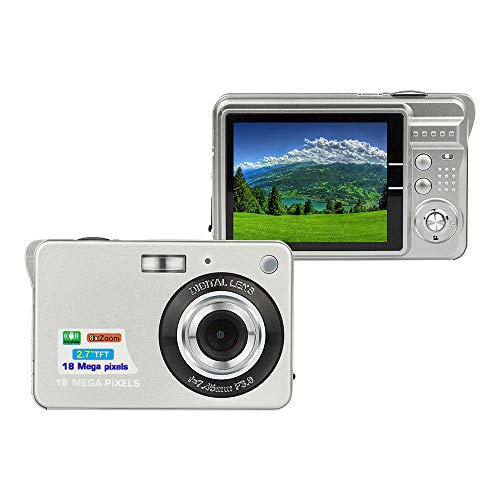 HD Digital Camera 2.7 LCD Rechargeable HD Digital Camera Compact Camera Pocket Digital