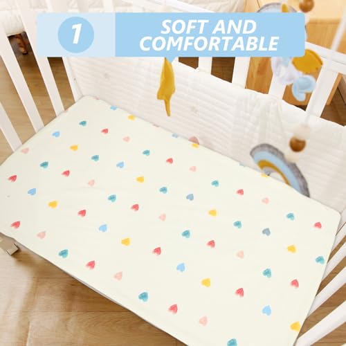 Drap housse élastique en coton pour lit de voyage bébé