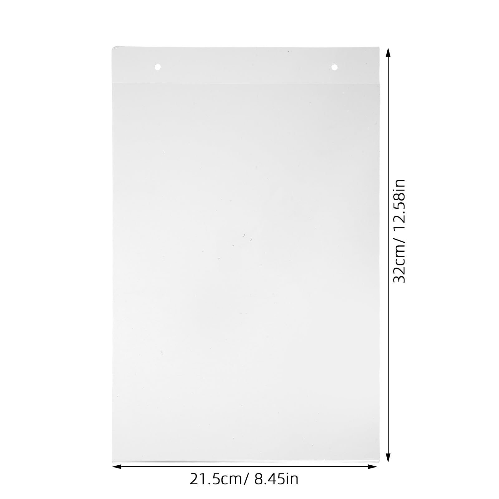 SOLUSTRE 4 przezroczyste akrylowe uchwyty na znaki, prostokątny przezroczysty uchwyt na menu | Rama ścienna do powieszenia na ścianie 8,5 x 11 cali, do wyświetlania plakatów reklamowych w bufecie restauracyjnym