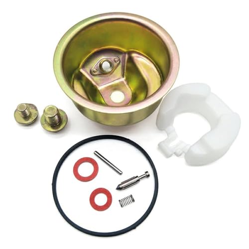 Image of Carburetor Kit Compatible with Most Honda GX240 GX270 GX340 GX390 Needle Bowl Float Gasket Seal Pin (GCV160 GCV190 Needle Bowl Float Gasket Set)