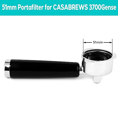 CASABREWS 51mm Portafilter for Espresso Machine 3700Essential/3700Pro - Thumbnail 2