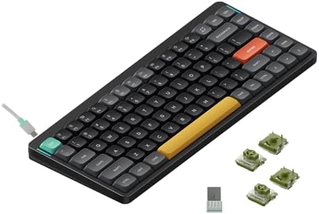 Amazon.com: nuphy Air75 V2 Portable 75% Mechanical Keyboard 